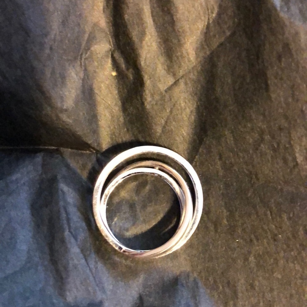 Triple crystal ring - Picture 2 of 4